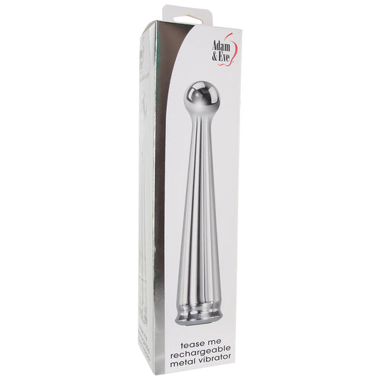 Tease Me Rechargeable Metal Vibe — buy in Winnipeg | Heaven Boutique