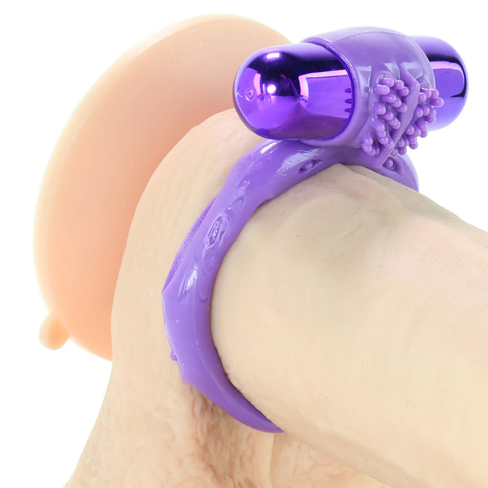 Neon Vibrating Couples Kit in Purple – Heaven Boutique Winnipeg – side view