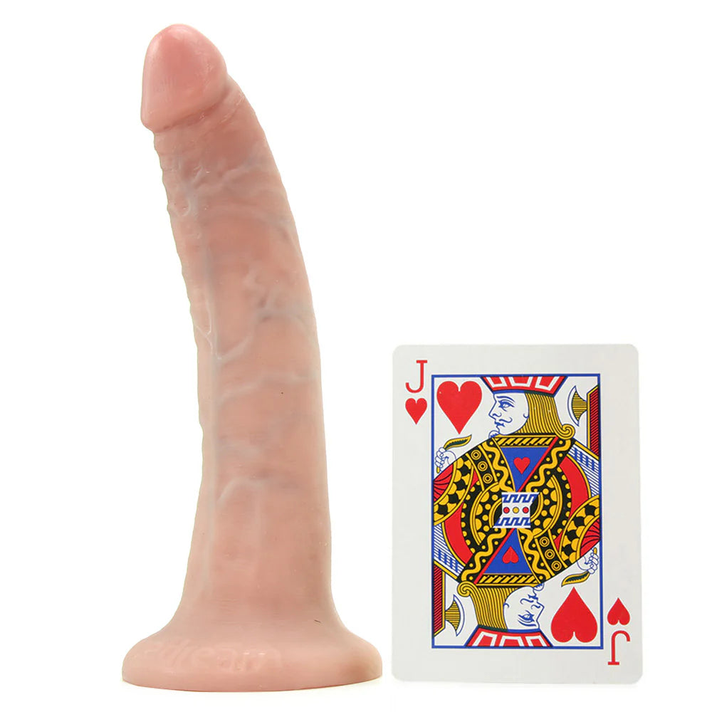 King Cock 7 Inch Dildo in Flesh – Heaven Boutique Winnipeg – side view
