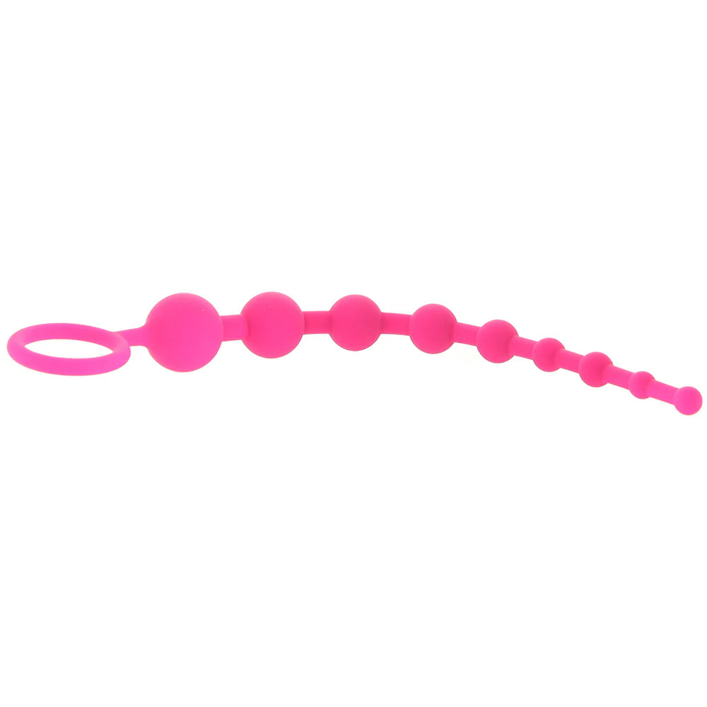 All About Anal Seamless Anal Beads in Pink – Winnipeg adult boutique – features