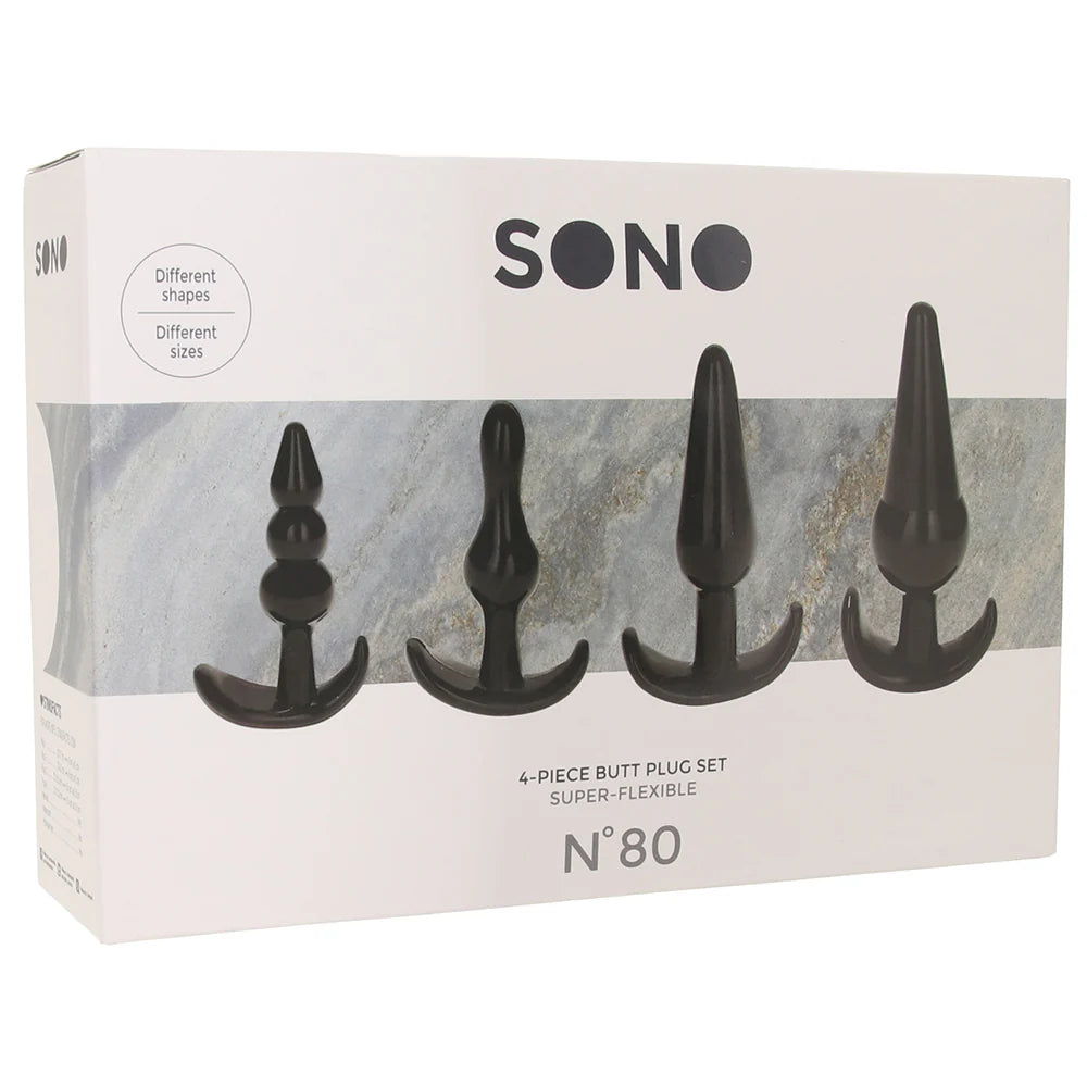 No.80 4-Piece Butt Plug Set — buy in Winnipeg | Heaven Boutique