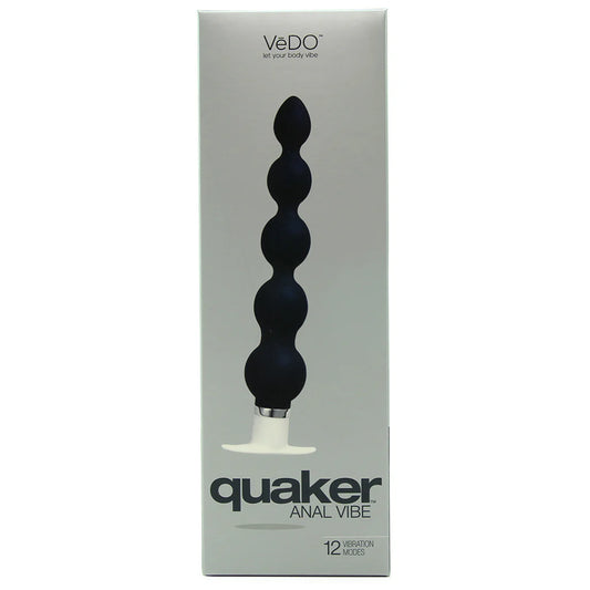 Quaker Anal Vibe in Just Black — buy in Winnipeg | Heaven Boutique
