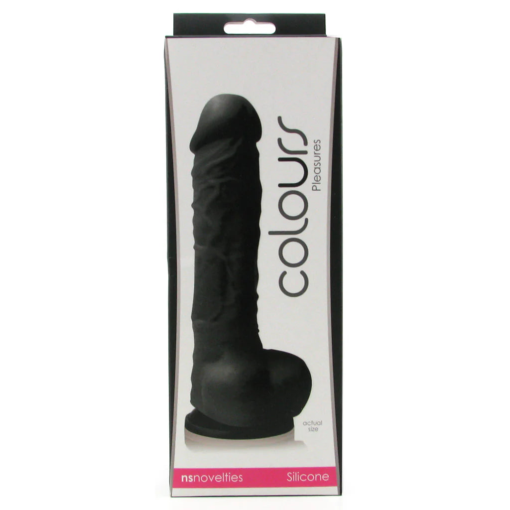 Small Silicone Colours Dildo in Black — buy in Winnipeg | Heaven Boutique