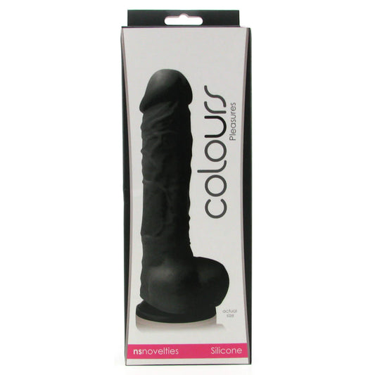 Small Silicone Colours Dildo in Black — buy in Winnipeg | Heaven Boutique