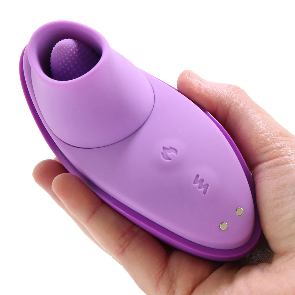 Fantasy For Her Silicone Fun Tongue Vibe – Heaven Boutique Winnipeg – side view