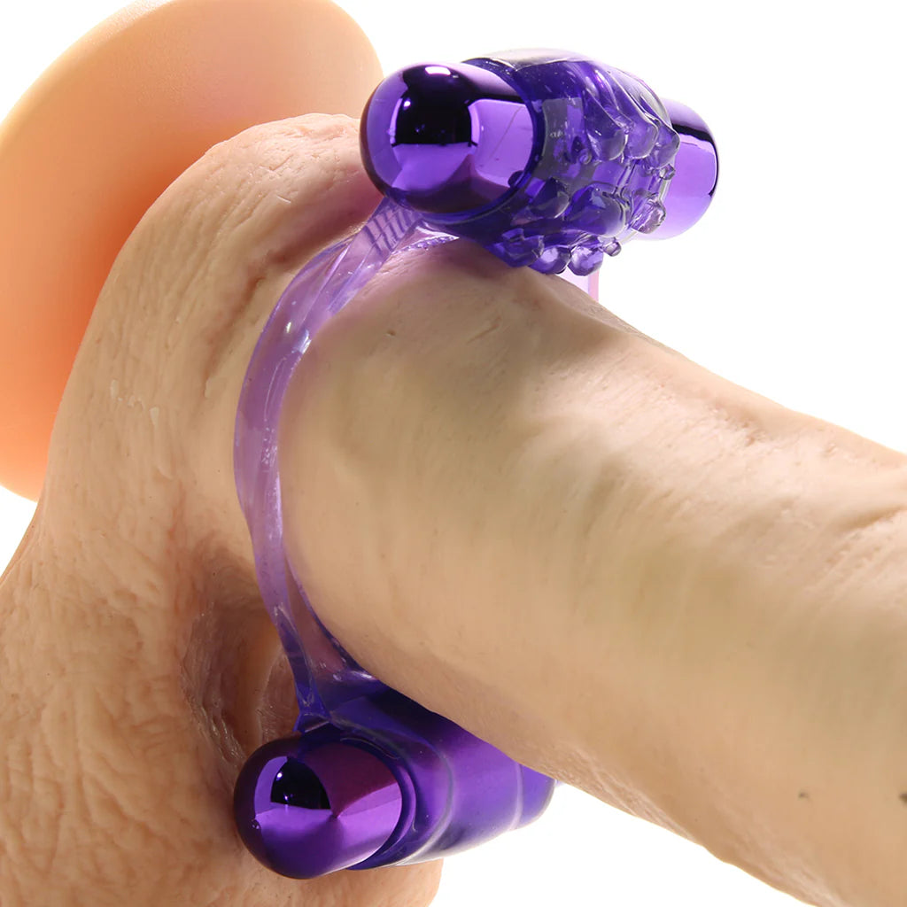Duo-Vibrating Super Ring in Purple – Winnipeg adult boutique – features