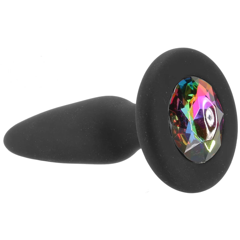 Glams Mini Rainbow Gem Silicone Butt Plug Winnipeg – product detail