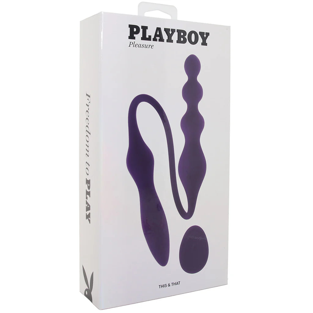 Playboy This & That Dual Ended Vibe — buy in Winnipeg | Heaven Boutique