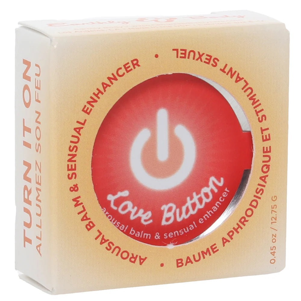 Love Button Arousal Balm in .3oz/8.5g – Winnipeg adult store – close-up view
