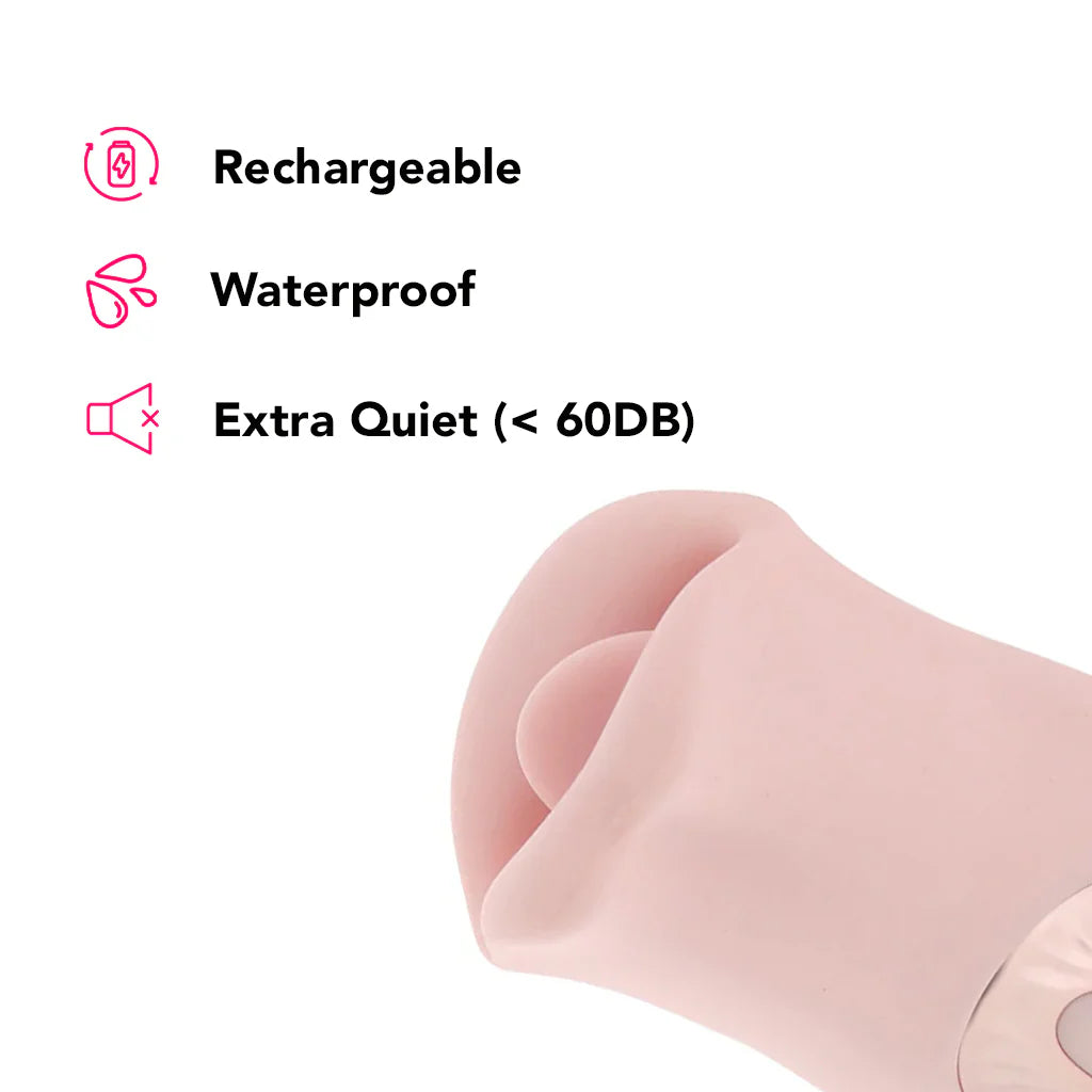 Loveline Kiss Dual Action Suction Vibe Winnipeg – product detail