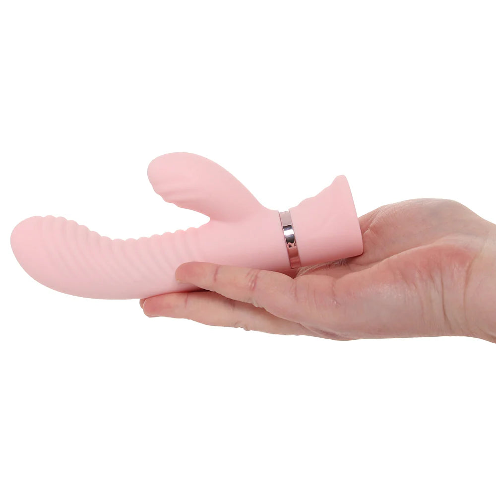 Loveline Mystique Ribbed Mini Rabbit Vibe – Heaven Boutique Winnipeg – side view