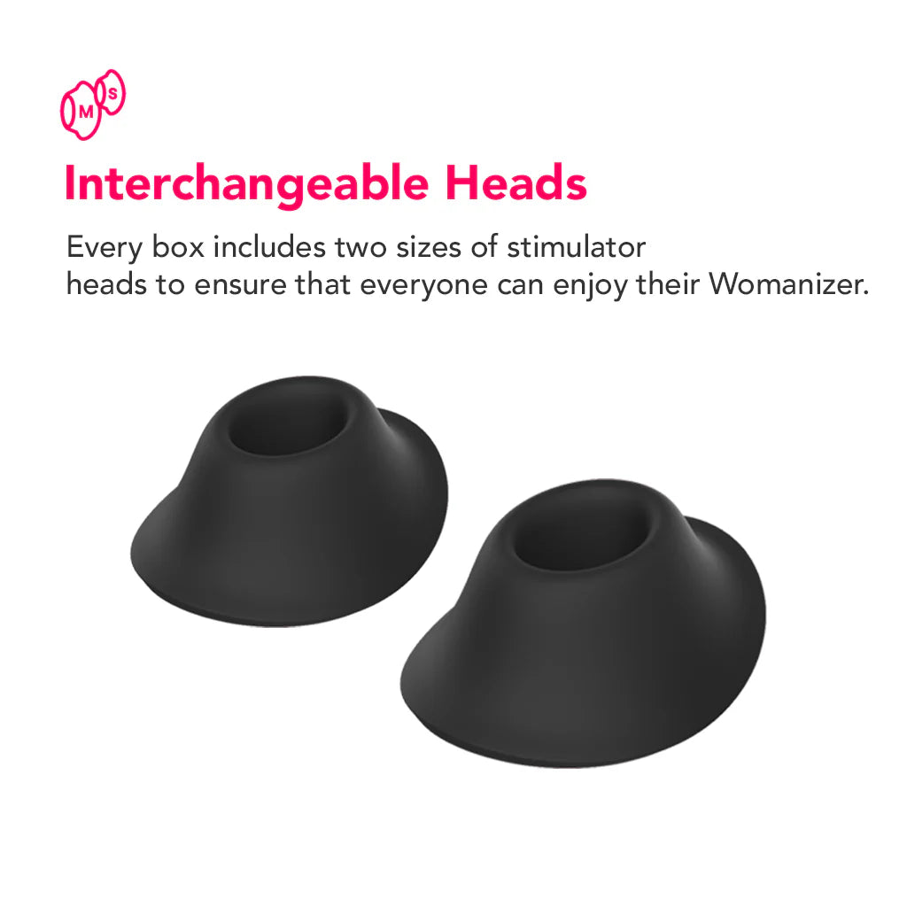 Womanizer Classic 2 Pleasure Air Stimulator in Black – Heaven Boutique Winnipeg – side view