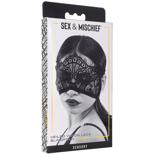 S&M Veiled Vision Lace Blindfold — buy in Winnipeg | Heaven Boutique