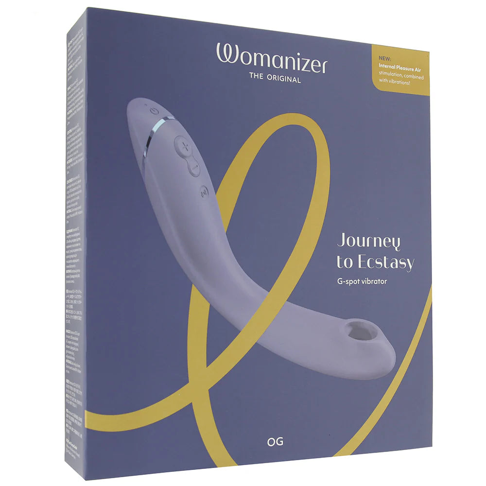 Womanizer OG G-Spot Air Stimulator in Lilac – Winnipeg adult store – close-up view