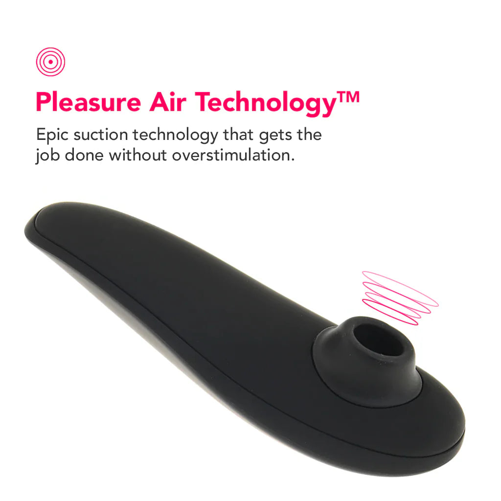 Womanizer Classic 2 Pleasure Air Stimulator in Black – Heaven Boutique Winnipeg – additional angle