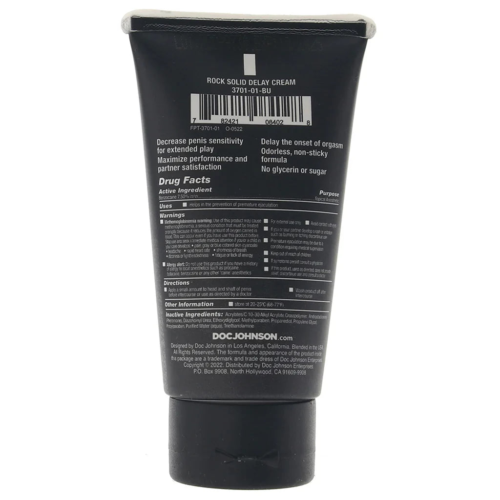 Rock Solid Delay Cream in 2oz - 2oz – Winnipeg adult boutique – features