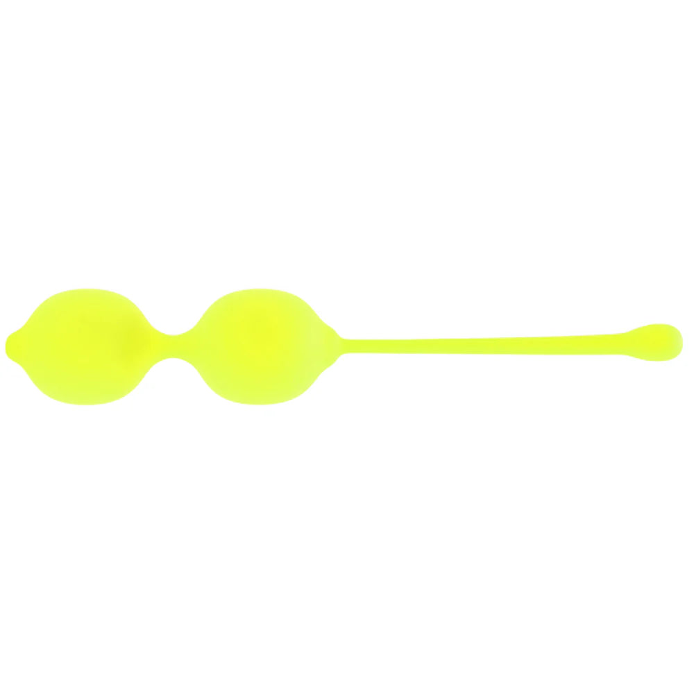 Lemon Squeeze.Relax.Repeat Kegel Dual Training Set – Heaven Boutique Winnipeg – side view