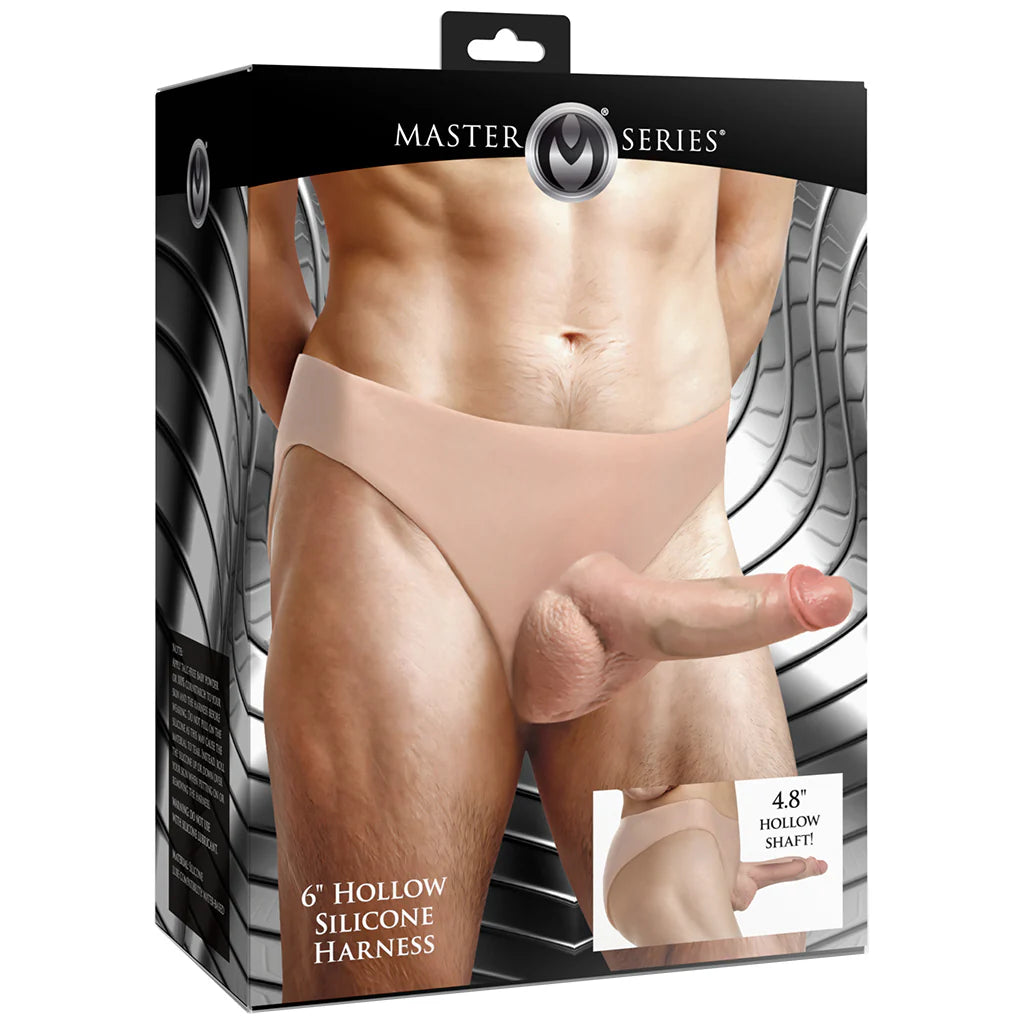 Master Series 6 Inch Hollow Silicone Harness — buy in Winnipeg | Heaven Boutique