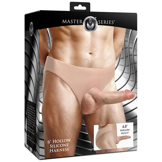 Master Series 6 Inch Hollow Silicone Harness — buy in Winnipeg | Heaven Boutique