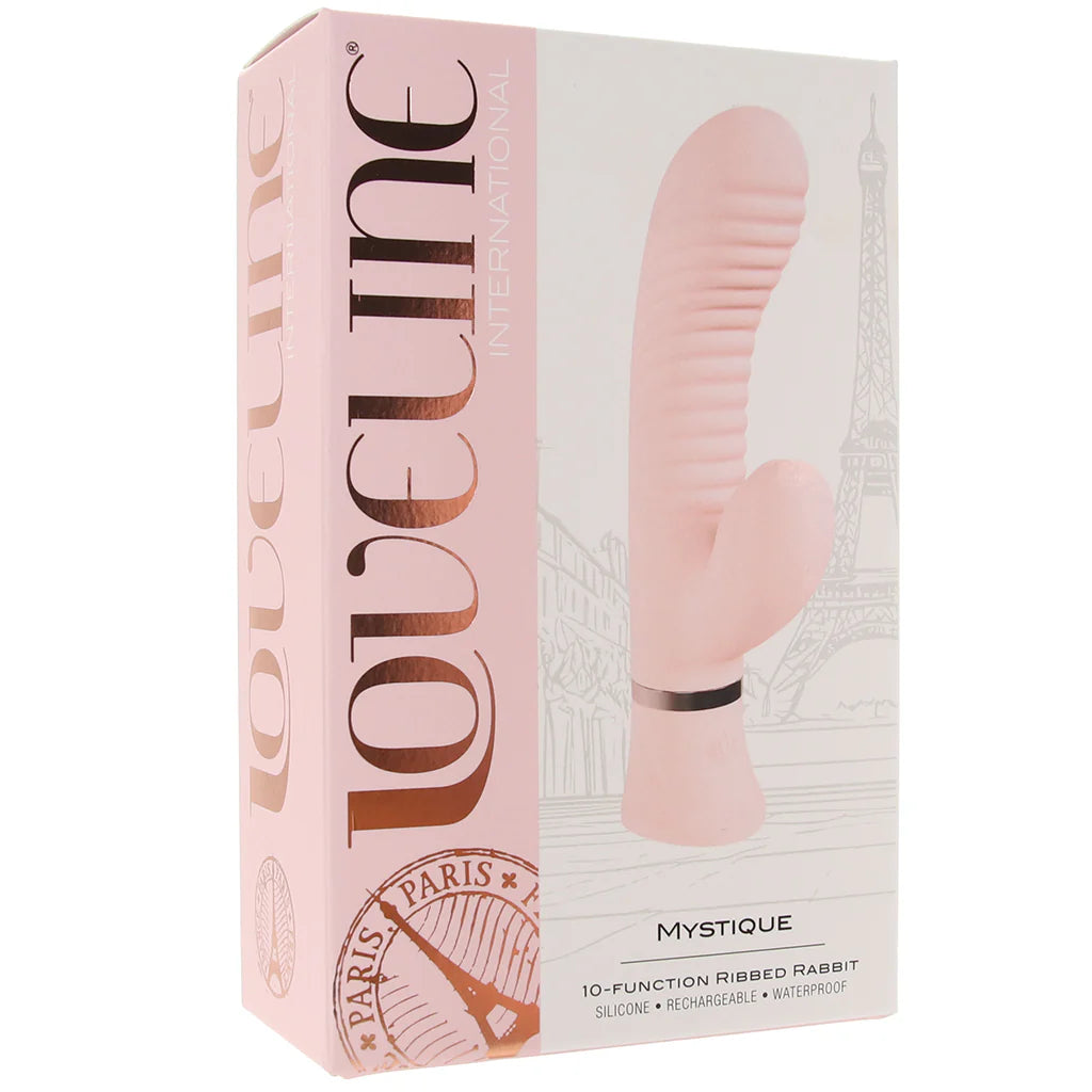Loveline Mystique Ribbed Mini Rabbit Vibe — buy in Winnipeg | Heaven Boutique