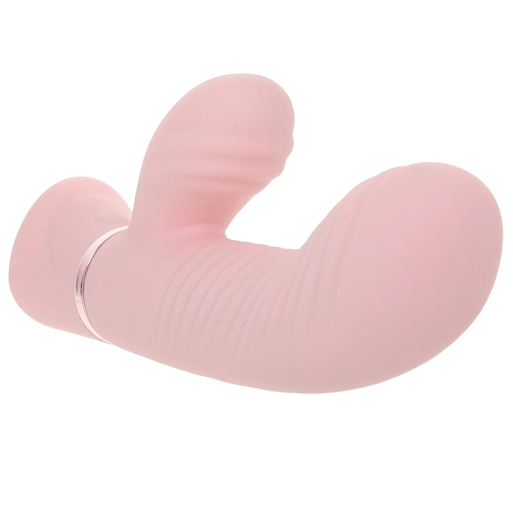 Loveline Mystique Ribbed Mini Rabbit Vibe – Winnipeg adult boutique – features