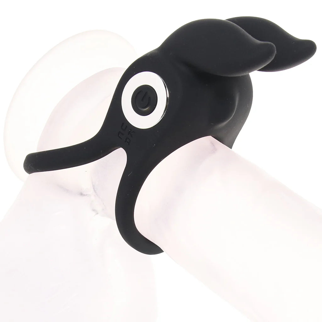 Enhancer Vibrating Rabbit Cock Ring – Winnipeg adult shop – in use view
