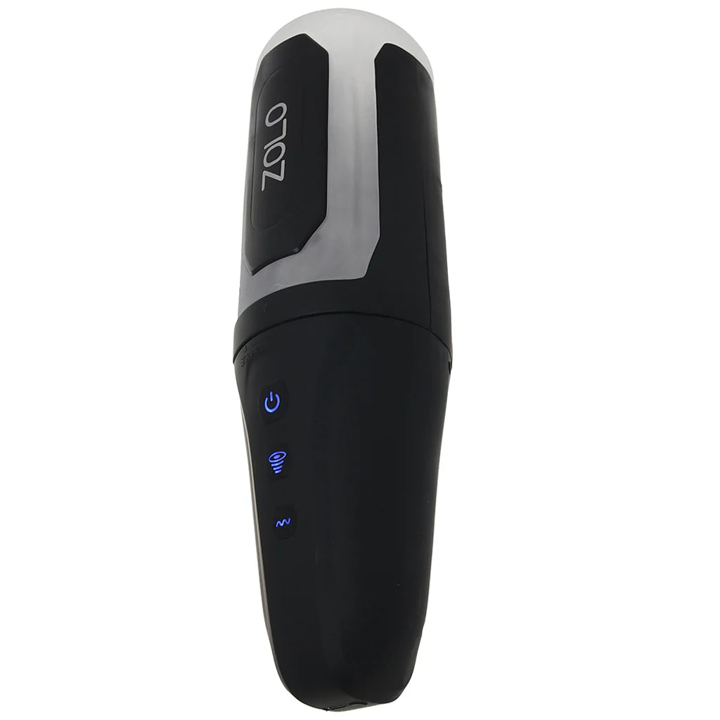 Zolo Suck and Squeeze Vibrating Blowjob Massager – Heaven Boutique Winnipeg – side view