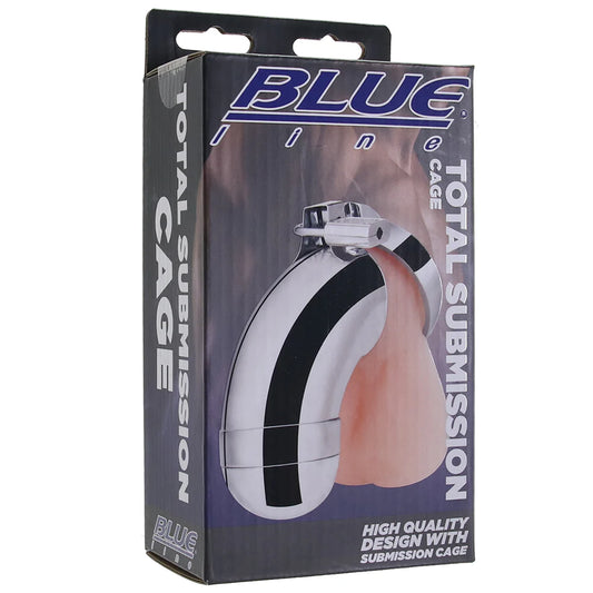 Blue Line Total Submission Cock Cage — buy in Winnipeg | Heaven Boutique