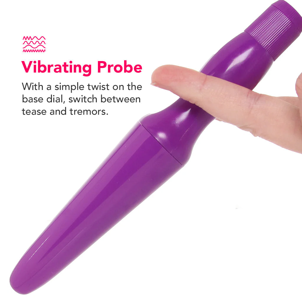 Waterproof Anal Probe Vibe in Purple — Heaven Boutique Winnipeg 3