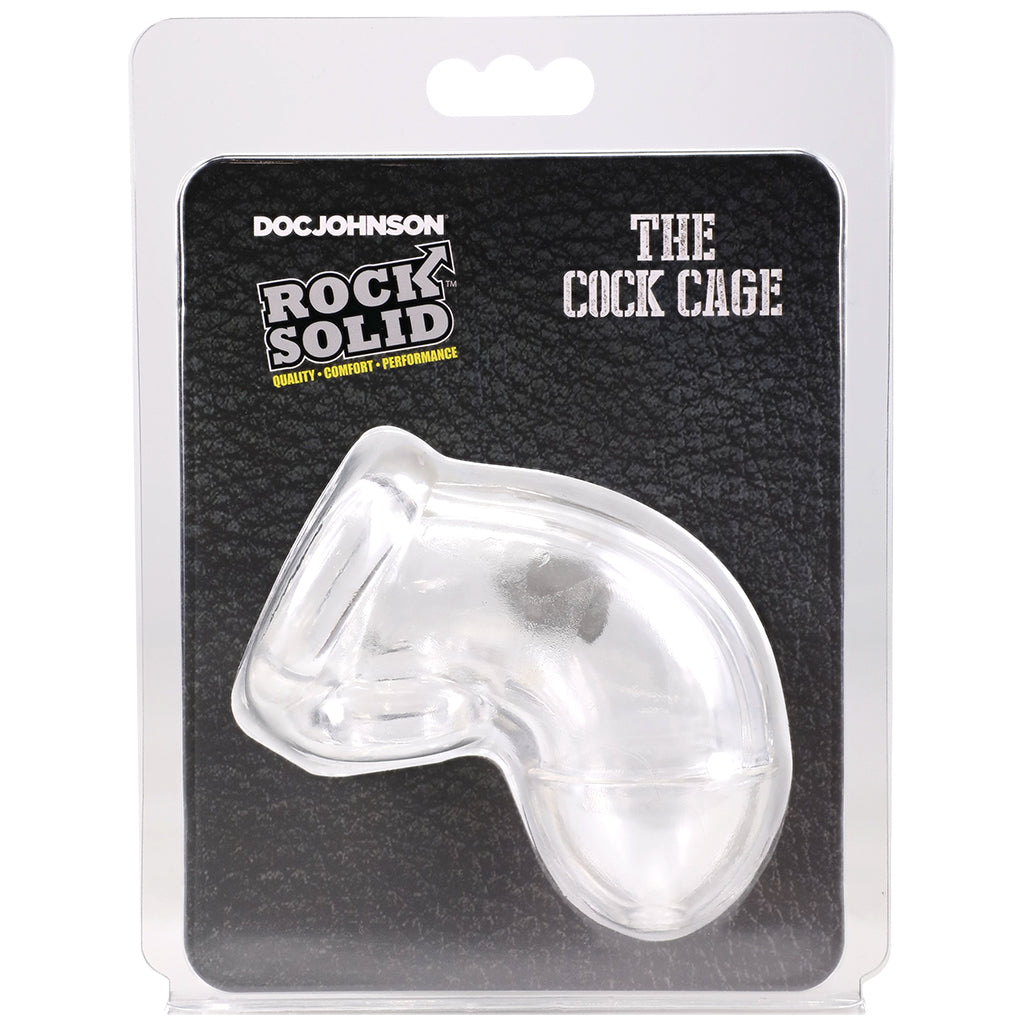 Rock Solid The Cock Cage in Clear — Heaven Boutique Winnipeg 9